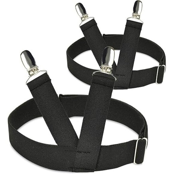 HOLD'EM Shirt Stay for men Police Military Thigh Suspender Non-Slip Clips - Picture 1 of 6